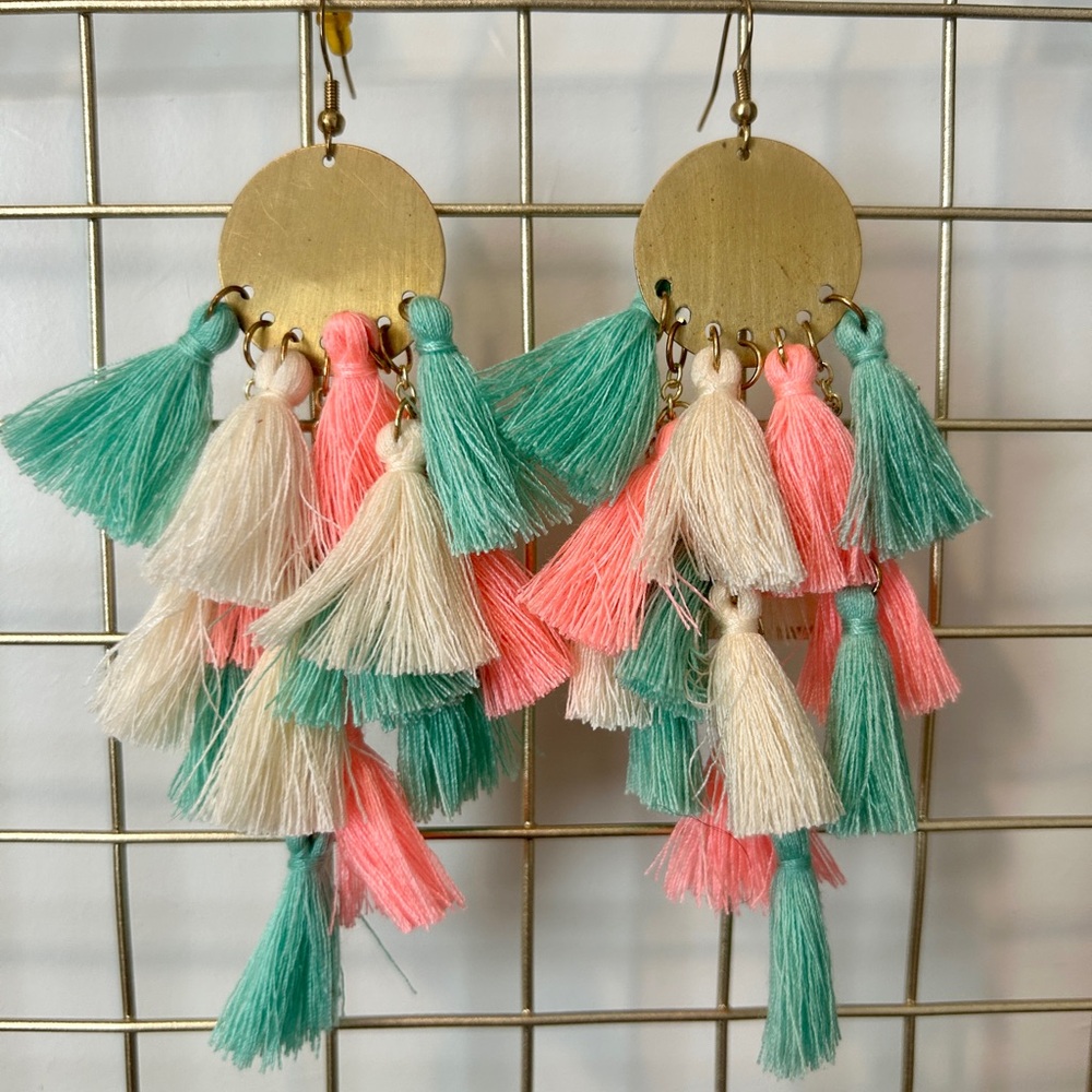 Custom Fringe Tassel Earrings